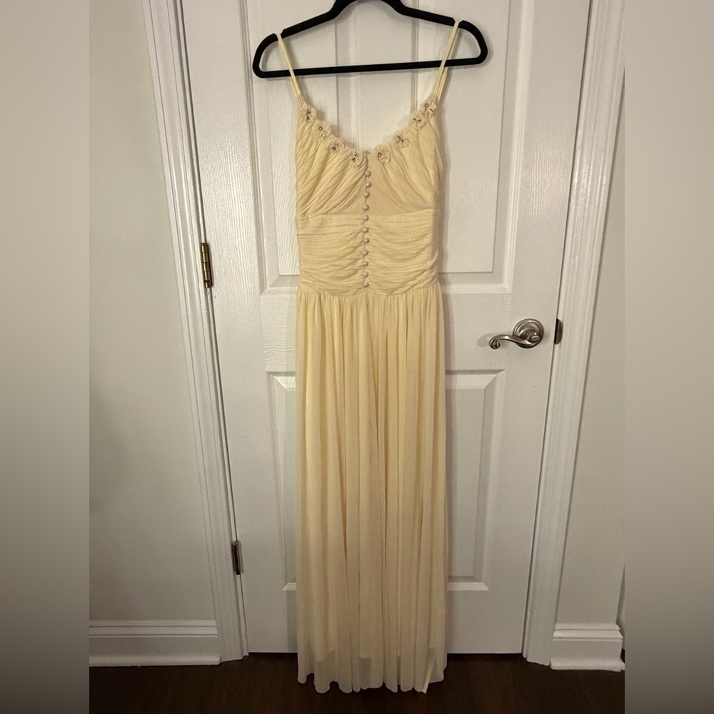 Commense Cream Maxi Dress